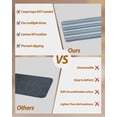 thumbnail image 5 of Vintage Stripes Stair Treads Non Slip for Steps Gray Blue Striped Retro Lines Abstract 4 Pcs Reusable Adhesive Stair Runner Mats for Dogs Elders Carpet Treads Rugs for Staircase 8x30 In, 5 of 7