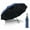 navy blue, variant on 10Ribs Automatic Folding Umbrella, Auto Reverse Windproof Compact Umbrella , Black