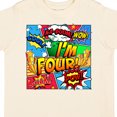 thumbnail image 4 of Inktastic I'm Four Comic Book Boys or Girls Toddler T-Shirt, 4 of 5