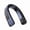 Navy blue ★ Cooling sensation, variant on Professional Dual-Core Semiconductor Neck Fan, Wearable Personal Air Conditioner with ICE Conductive Technology, High-Torque Precision Cooling Engine with LCD Logic Display