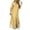 Yellow summer dresses for women, variant on Summer Saving Wycnly Summer Dresses for Women Casual Button Lapel Plus Size Irregular Slit Shirt Maxi Dresses 2024 3/4 Sleeve V-Neck Solid Long Formal Dress Black XXL