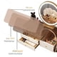 thumbnail image 5 of Accent Makeup Vanity Table With Mirror Dressing ModernTable Dressers For Bedroom Light Luxury Vanity Desk Bedroom Furniture My Lux Decor Round, 5 of 28