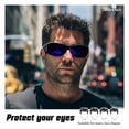 thumbnail image 3 of TINHAO Sunglasses Fit Over Glasses for Men Women, Wrap Around Sunglasses Polarized 100% UV Protection Driving, 3 of 7