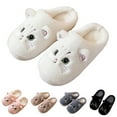 thumbnail image 2 of Kcodviy Couple Fall and Winter Dinosaur Slippers for Women Slippers Cat Cartoon Cute Bed Slippers Women Slippers Home Warm Slippers Open Toe Slippers for Women Winter, 2 of 9