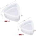 thumbnail image 2 of Ensemble de 6 Pcs en Forme de Sushi pour Nigiri Onigiri, Forme de Triangle de Riz Sushi Forme Triangle 2 Tailles 7.7cm 6.6cm, 2 of 5