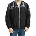 thumbnail image 1 of EGNMCR Manteau Matelassé pour Homme Automne Coupe Ajustée Mince Extérieur Protection Solaire Manteau de Randonnée avec Poches Décontracté à Blocs de Couleur Patchwork à Capuche à Fermeture Éclair Pardessus Légers Coupe-Vent, 1 of 8