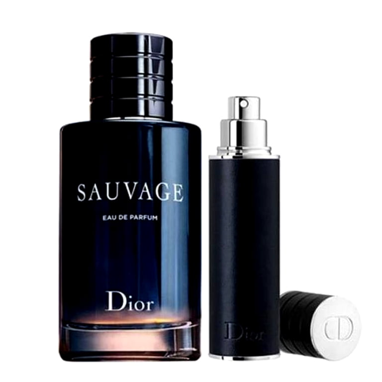 Christian Dior Sauvage 2 Piece Set For Men: 3.4 Oz Eau De Parfum