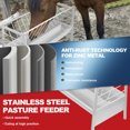 thumbnail image 6 of Large Capacity Pasture Feeder, Deep Pan Design for Feeding Horses, Sheep, and Livestock, Durable Farm Tool for Barns and Outdoor Areas, 6 of 9
