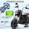 thumbnail image 4 of Ourlova 12V Kids Electric 3-Wheel Motorcycle with Training Wheels, Battery Powered, Reverse, Headlight, Horn, Music, Ride-On Toy, 4 of 9