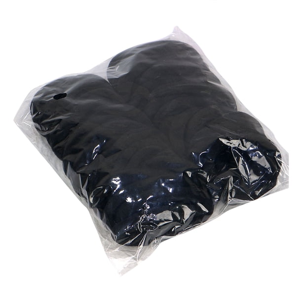 50 unidades de gomas para el pelo negras, gruesas, sin costuras y antideslizantes, elásticas y suaves, para mujeres y niñas