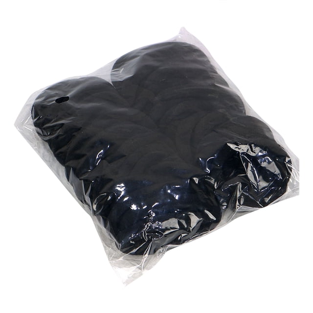 50 unidades de gomas para el pelo negras, gruesas, sin costuras y antideslizantes; gomas elásticas; sujetadores suaves para coleta para mujeres y niñas