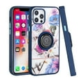 thumbnail image 3 of Kaleidio Case For iPhone 13 (6.1") [Image Hybrid] Lightweight Slim Fit [Magnetic Ring Stand] Skin Cover [Elegant Flower], 3 of 4