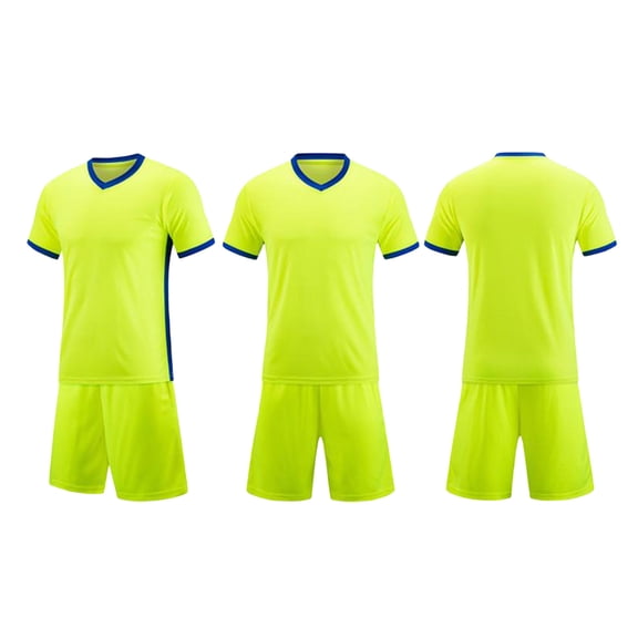 Sentuca Boys Athletic Outfit Sets V-neck T Shirts and Shorts 2 Piece School Uniform Kids Clothes