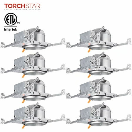Torchstar 6 Inch Shallow New Construction Led Recessed