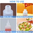 thumbnail image 4 of Botellas exprimibles para condimentos DTDNZKN, 2 unidades, 300 ml, a prueba de fugas, 4 of 6