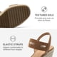 thumbnail image 2 of Sandalia DREAM PAIRS SDPW222W Camel Plataforma con Cuña Talle 11, 2 of 6