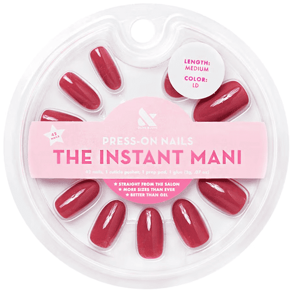 Olive & June Instant Mani Press-On 42 Nails LD Medium Oval Nails