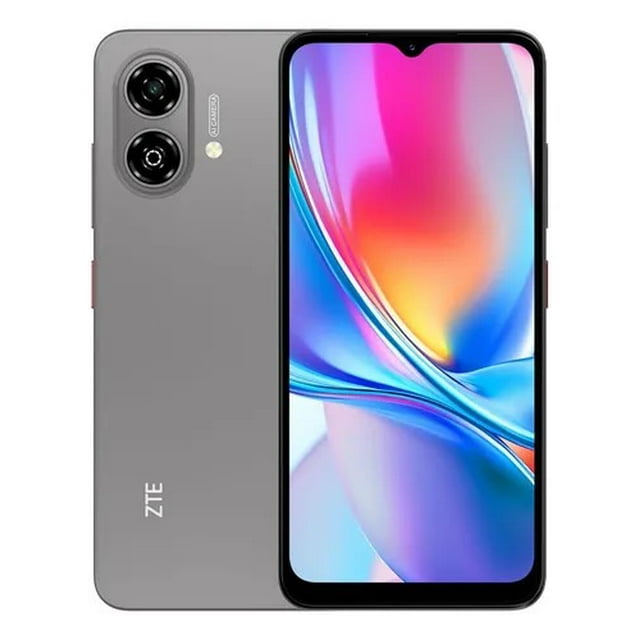 ZTE Blade A35e | 6.5" 90hz HD+ Display | 64GB (4GB+ 2GB) 6GB Dynamic RAM) | 5000mAh Battery | Unlocked Cell Phone (Dual-SIM) | Brand-New | Gray