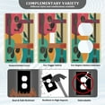 thumbnail image 5 of IAUYY Retardant PC Material Unused Outlet Cover Switch Plate Covers Easy DIY Installation with Screws Light Switch Cover Plate Resting on The Guitar Strings, 5 of 9