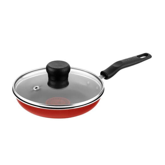 Sartén con Tapa T-fal Simply 16 cm Antiadherente Rojo