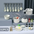 thumbnail image 4 of RUVINCE 32-Piece Kids Kitchen Set with Play Food, Cooking Utensils, Pots, Pans & Cookware Toys for Boys & Girls, 4 of 8