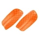 thumbnail image 3 of Protector de pierna deportivo de fútbol transpirable, espinilleras de fútbol, almohadillas para adultos, adolescentes, entrenamiento de competición, color naranja, 3 of 5