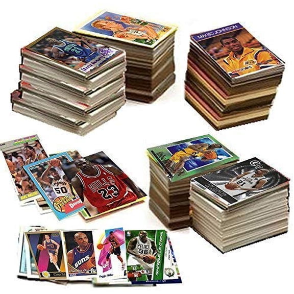 Colección de cartas de baloncesto: 600 tarjetas con Kobe, Jordan y Shaq