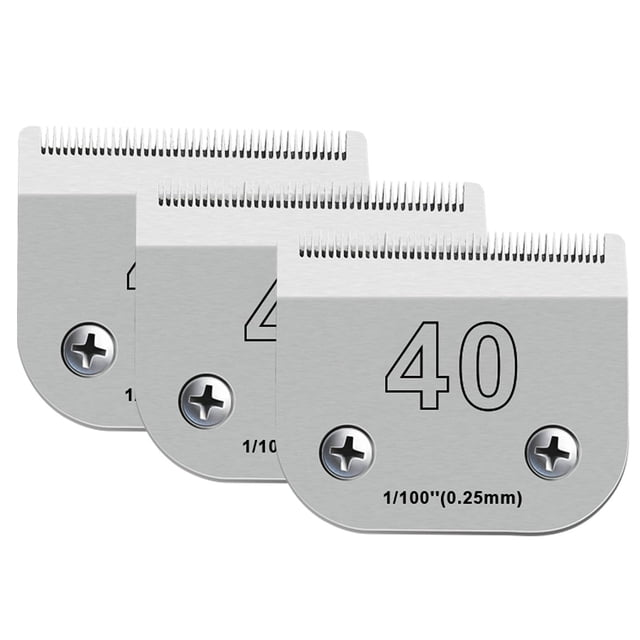 Cuchillas de aseo para perros Audoc 40 compatibles con Andis, Oster A5, Wahl