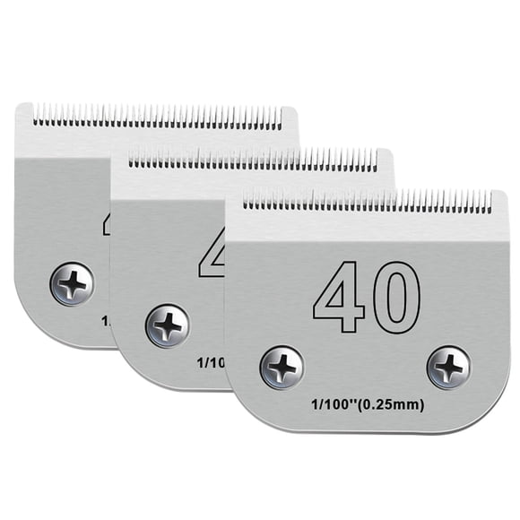Cuchillas de aseo para perros Audoc 40 compatibles con Andis, Oster A5, Wahl