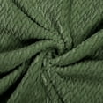 thumbnail image 6 of PiccoCasa Plush Flannel Fleece Blanket Decoration Blankets for Bed or Sofa Army Green 70"x78", 6 of 6