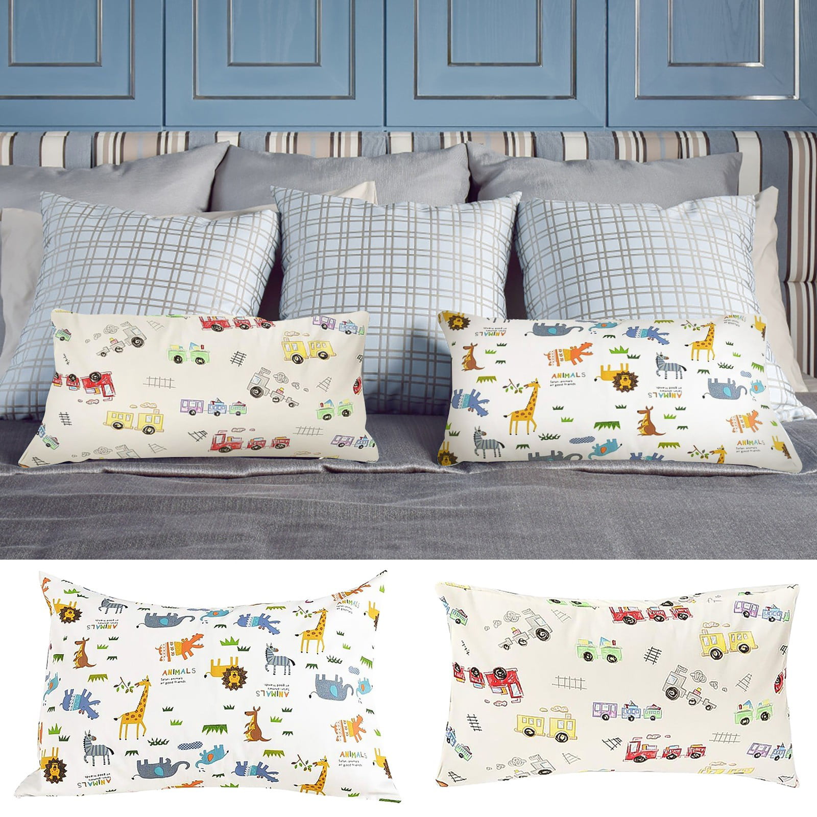 Pillow Case Car Sofa Bed Waist Throw Cushion Cover Home Decoration Cotton Linen 