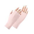 thumbnail image 2 of Gants de Protection pour Femmes pour l'Extérieur Longueur Poignet Gants de Conduite Anti-Soleil Gant Sans Doigts, 2 of 4
