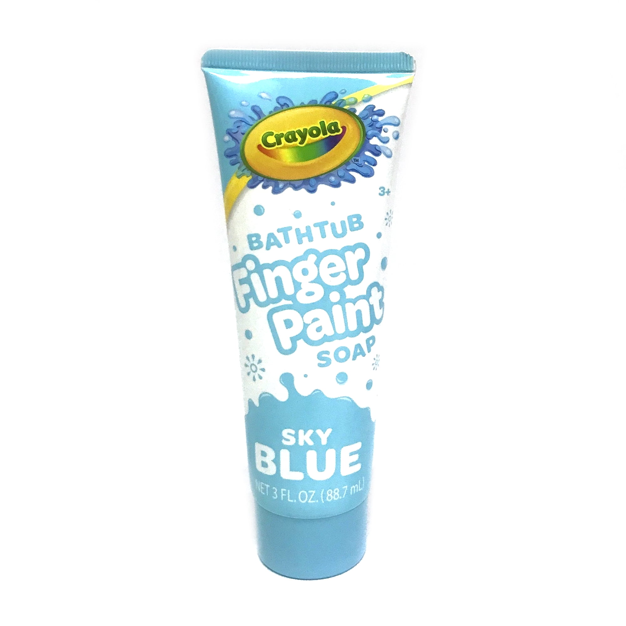 Crayola Bath Time Fingerpaint Soap, Sky Blue, 3 fl. oz;