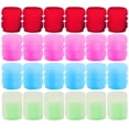 thumbnail image 4 of Almencla 20Pcs Luminous Auto Wheel Valve Stem Caps Night Glow Universal Multicolor Tire, 4 of 5
