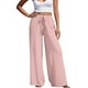 thumbnail image 1 of WILLBEST Pantalones Casuales para Mujer, Cómodos, para Uso Diario, elegantes, con Cordón, Corte Recto, Ideales para Primavera y Verano con Camisetas. Extra Grande, 1 of 4