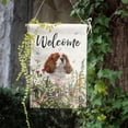 thumbnail image 6 of Floral Cavalier King Charles Spaniel Garden Flag Spring Summer House Flags 28 x 40 Double Sided Flower Dog Yard Flags for Outside Large Outdoor Welcome Flags, 6 of 7
