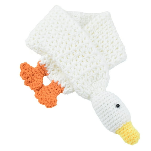 Aellinatey Kids Scarf with Cute Duck Designs Knitted Neck Warmer Scarves for Winter Wear