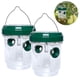thumbnail image 2 of Paquete de 2 trampas solares para avispas colgantes, mata avispas con energía Solar con luz Led Uv, atrapamoscas reutilizable para exteriores para avispones, 2 of 5