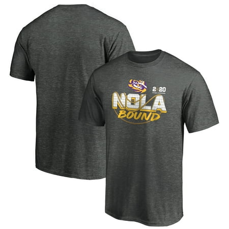 LSU Tigers Fanatics Branded College Football Playoff 2020 National Championship Bound Defensive T-Shirt - Heather