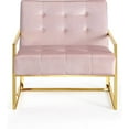 thumbnail image 6 of Meridian Furniture Pierre Pink Velvet Accent Chair, 6 of 6