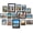 Black&Light Brown&Brown, variant on 15 Pack Real Glass Picture Frames Collage Wall Decor, Including 3pcs 8x10, 6pcs 5x7, 6pcs 4x6 Photo Frames for Gallery Wall or Tabletop Display, Distressed White