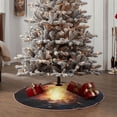 thumbnail image 4 of Bingfone Christmas Tree Skirt Mat Christmas Decoration Interior 48" -Red And White Flame Fox, 4 of 6