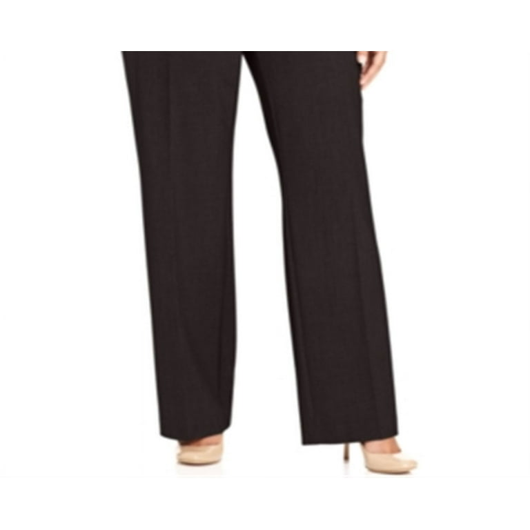 Dress Pants Calvin Klein Curvy Trouser Pants Women's Curvy Fit Boot Leg Pant