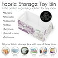 thumbnail image 5 of Sweet Jojo Designs Peony Floral Garden Lavender Purple and Ivory Girl Storage Fabric Toy Box, 5 of 6