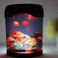 thumbnail image 3 of Jellyfish Aquarium Night Light | Realistic LED Mood Lamp | Portable Desktop Decor | Battery & USB Powered | Automatic Off | Includes 1 Jellyfish | Home Office Relaxation, 3 of 9