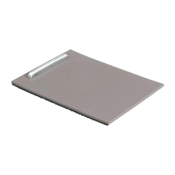 Persiana deslizante para consola central, cubierta enrollable para bandeja de almacenamiento de consola, fácil de instalar marrón
