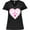 Smoke Grey, variant on Inktastic Great Grandma Pink Valentine Hearts Women's Plus Size V-Neck T-Shirt