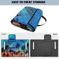 thumbnail image 4 of SEANATIVE Golf Cart Seat Cover, Compatible with EZGO, Club Car, Yamaha, 2-Seater Golf Cart Seat Towel Blanket with 4 Front Pockets, Quick Install, Washable, Palm Tree Hawaii Style, 4 of 7