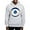 Ash Gray, variant on - Blue Evil Eye With Gold Accents Sweatshirt - Pullover Hoodie, Hooded Sweatshirt