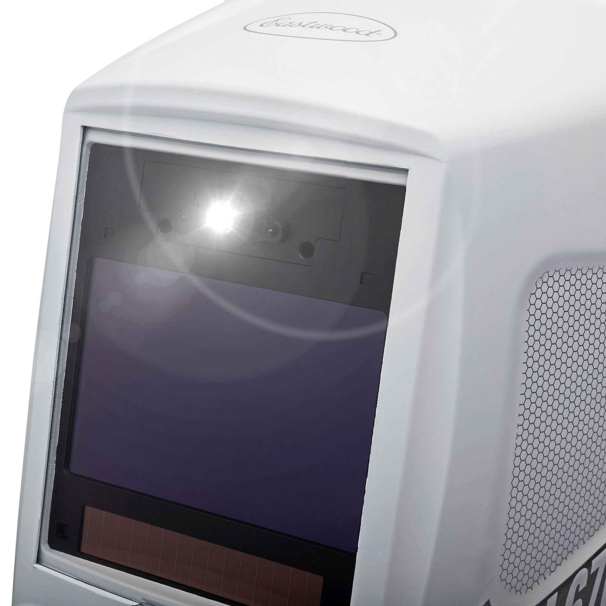 Eastwood L6700 MIG TIG Welding Helmet Matte White with LED Light